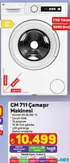 SEG CM 711 ÇAMAŞIR MAKİNESİ SEG CM 711 ÇAMAŞIR MAKİNESİ